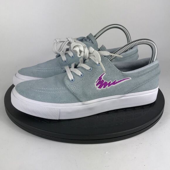 Nike Stefan Janoski SB Gray Athletic Skate Shoes 525104-413 Youth Size 5.5Y - Picture 1 of 12